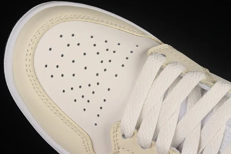 All categories Air Jordan Jordan series basketball shoes Air Jordan 1 Mid G version pure original Air Jordan 1 Mid AJ1 Joe 1 milk white coconut milk China basketball shoes BQ6472-121